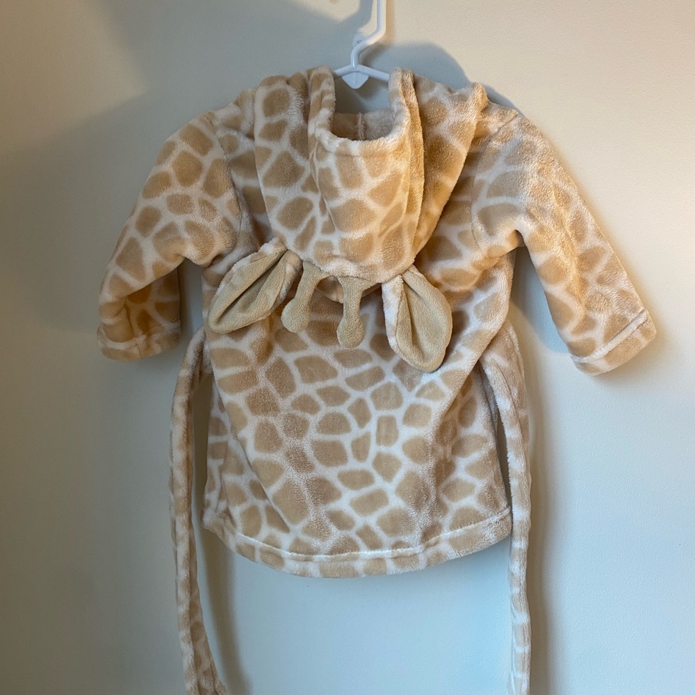Hudson Baby Giraffe Robe Size 0-9 Months
